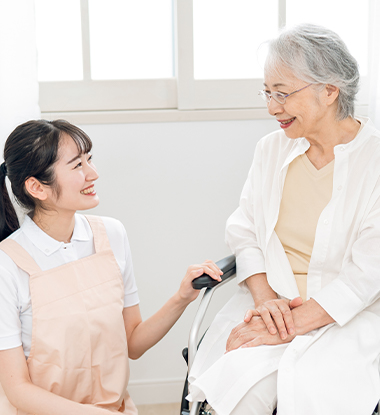 介護員と利用者のイメージ